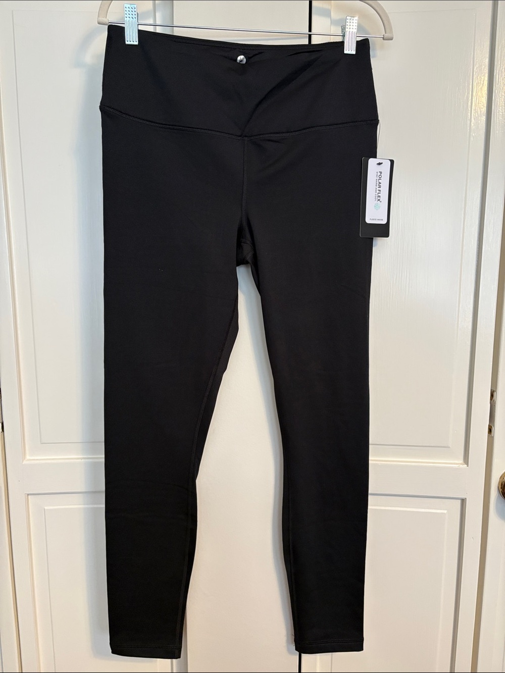 90 Degrees Fleece Lined Black Long Legging NWT Large